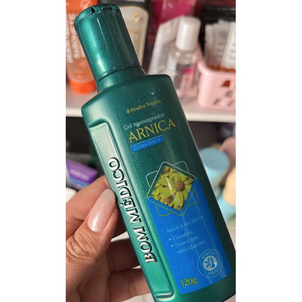 Gel de massagem com arnica bom médico Abelha Rainha 120g