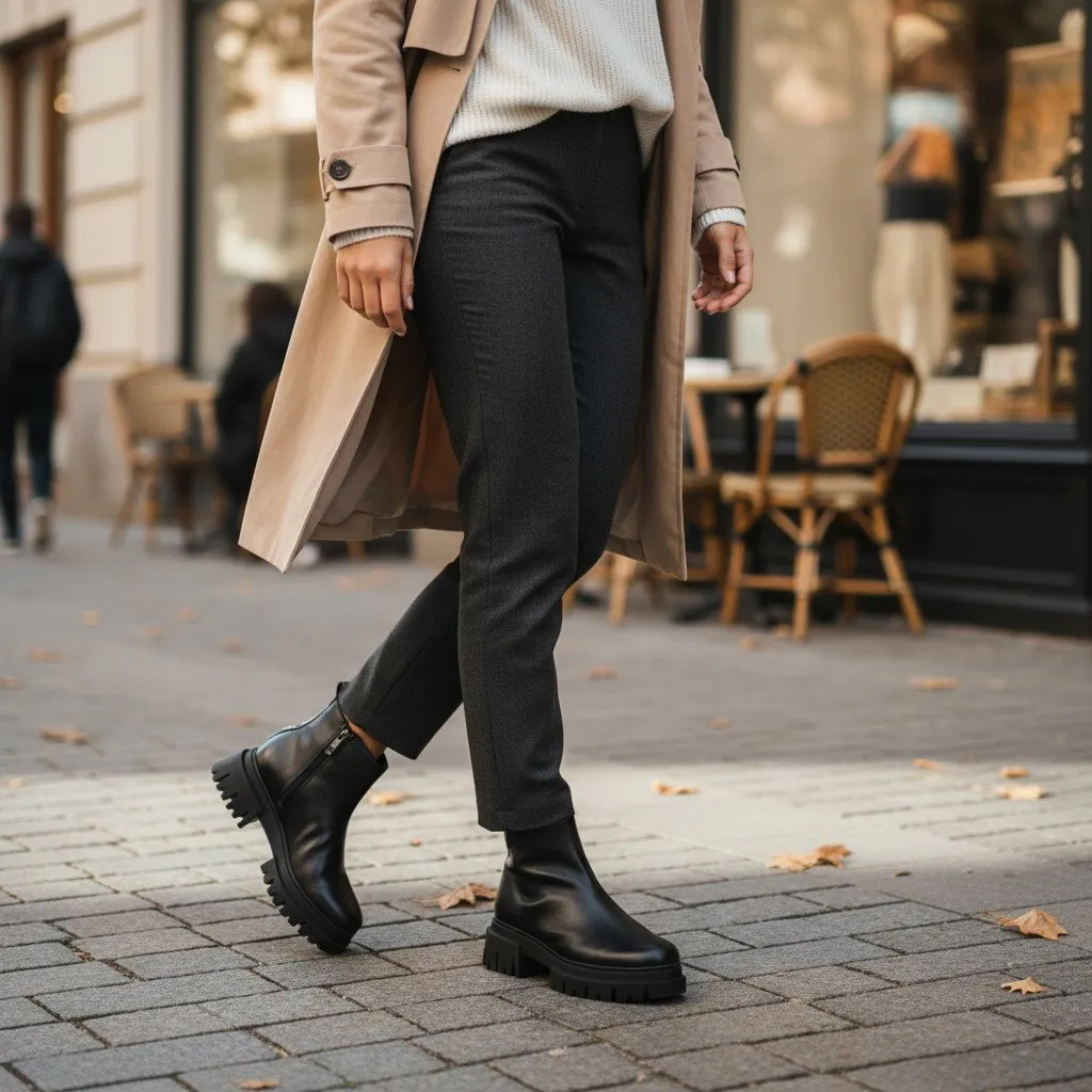Bota Coturno New Avant 3377 Raphaella Booz | Moselle Calçados