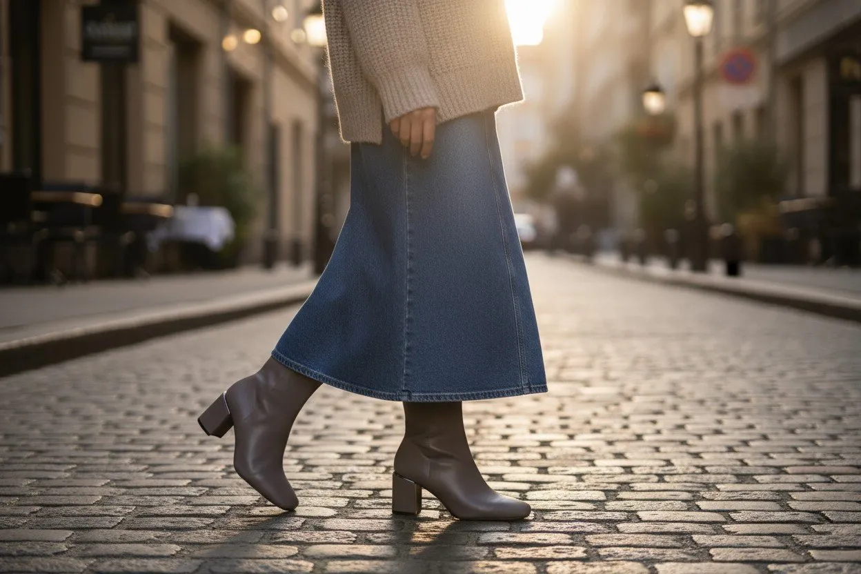 BOTA MODELAGEM NOVA, BASE LARGUINHA E BICO QUADRADINHO