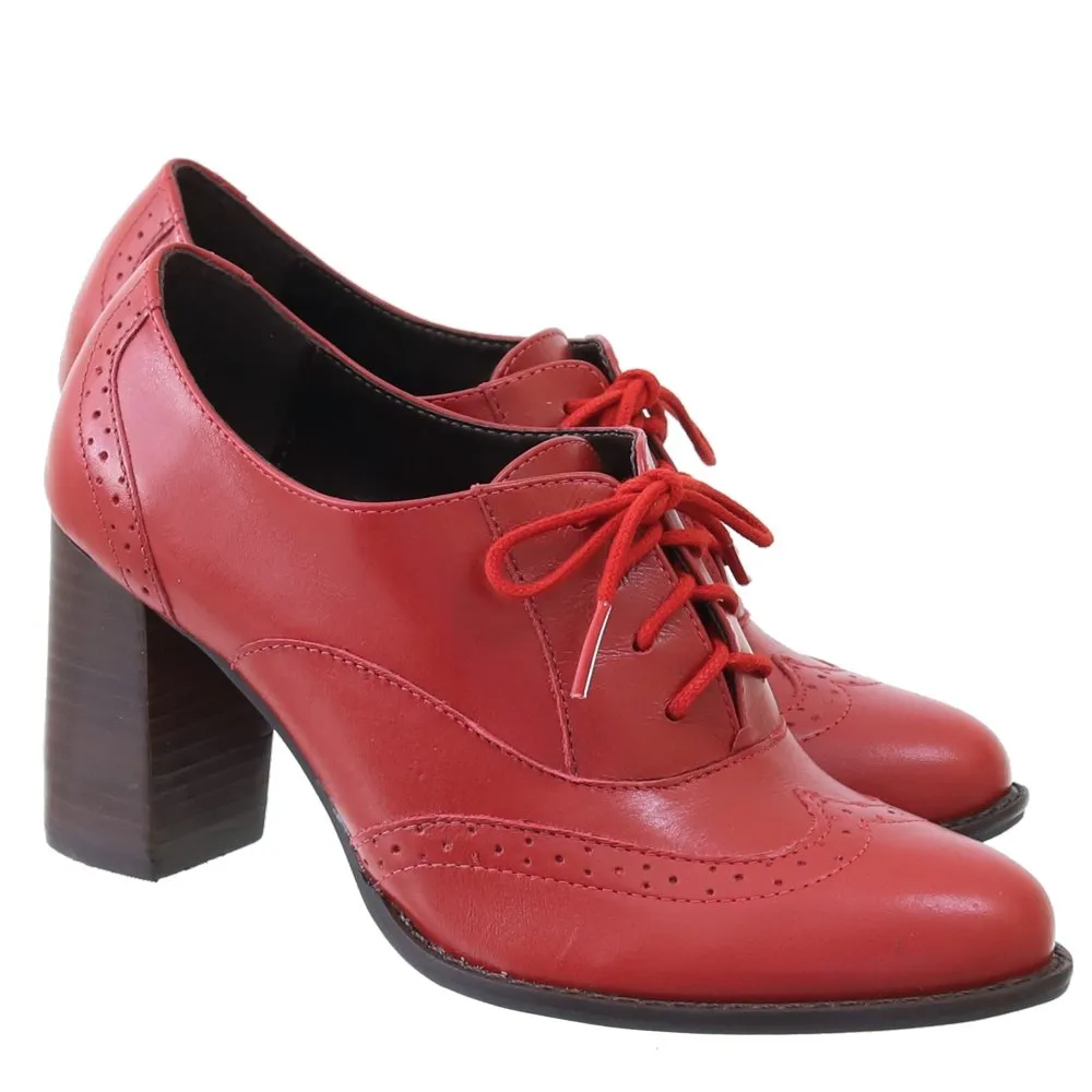Novo oxford salto bloco P9004 Moselle BA Moselle Sapatos Femininos
