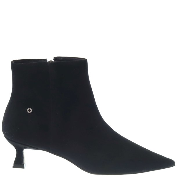 Bota Capodarte Bico Fino Bota Cano Curto Kitten Heels 8243