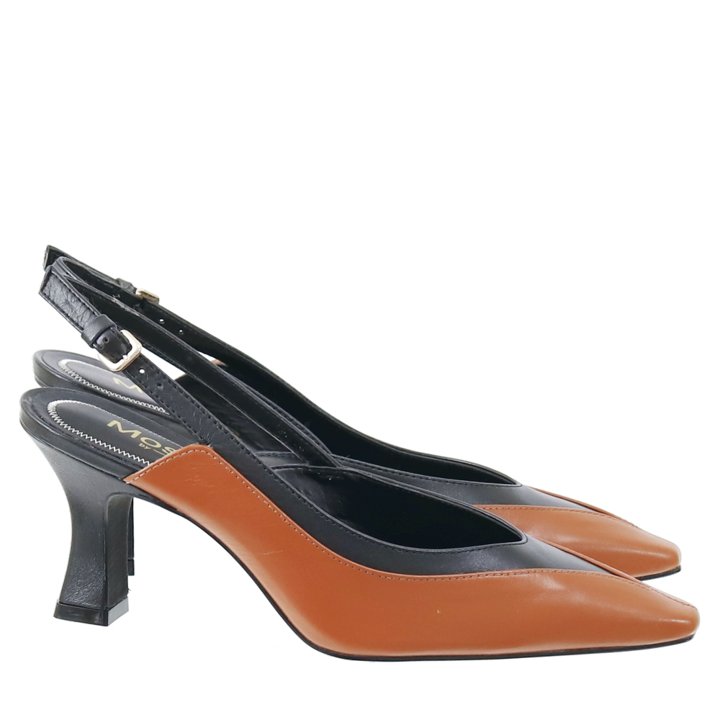 bicolor slingback