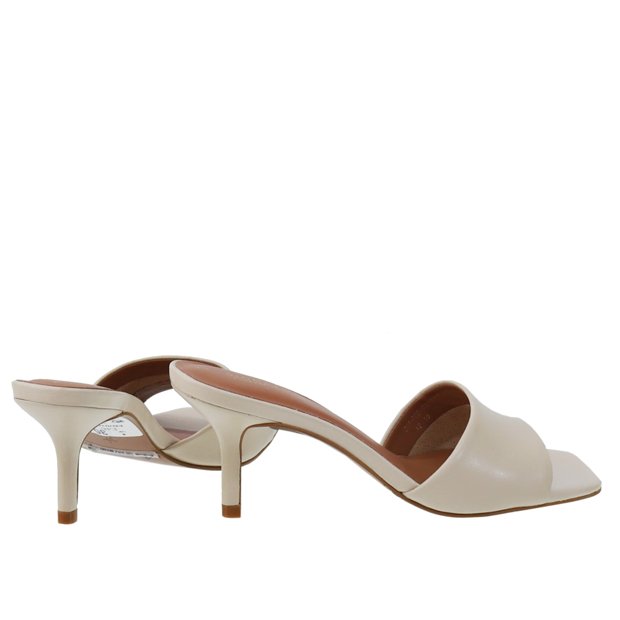 Sandália Bico Quadrado Square Toe Signature Ostra 1071 Valentina