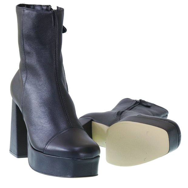 Bota Cano Médio Plataforma Recoleta 3398 Raphaella Booz Moselle