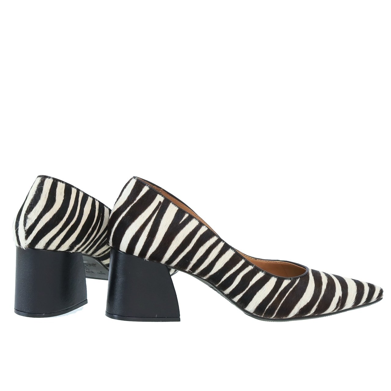 Scarpin zebra best sale