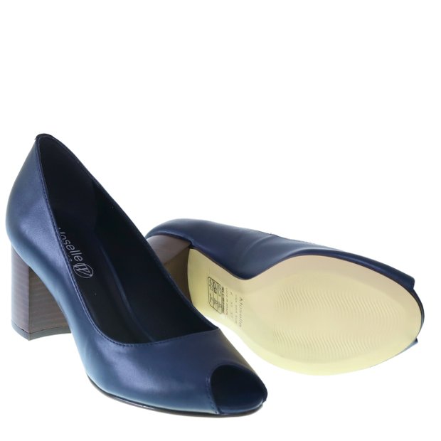 Peep Toe Salto Bloco Novel P6423 Moselle por Werner | Moselle