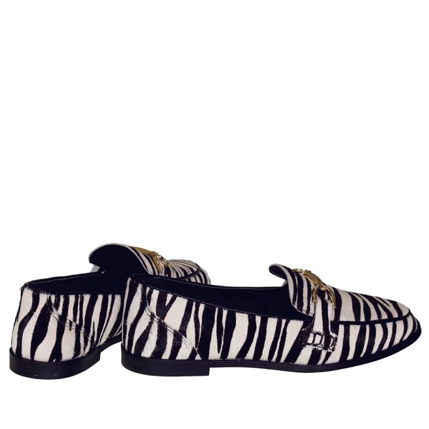 Mocassim Loafer Austin 3939 Pelo Zebra Tabita para Moselle