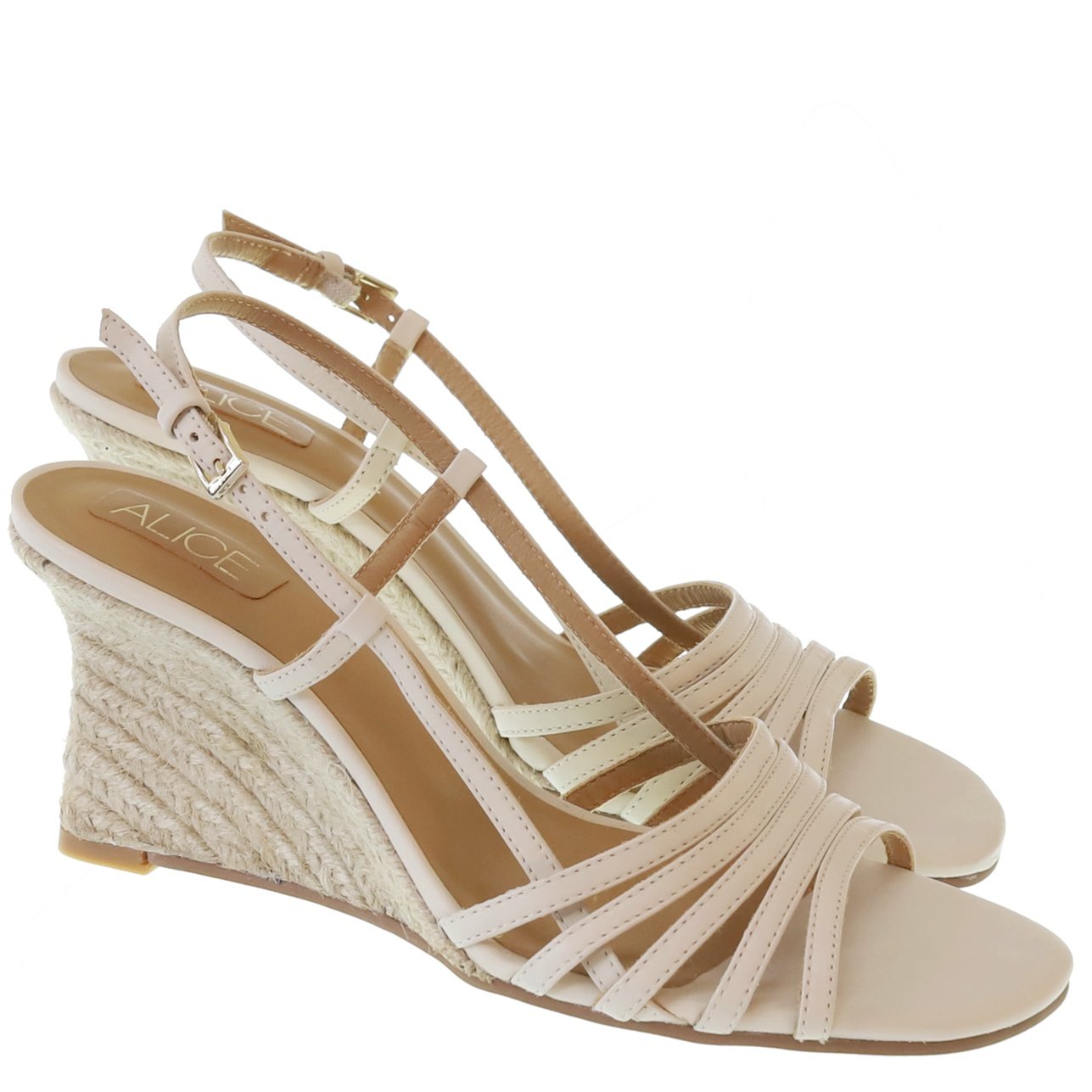 Sandália Salto Anabela Alice 01 Valentina Moselle Sapatos Femininos