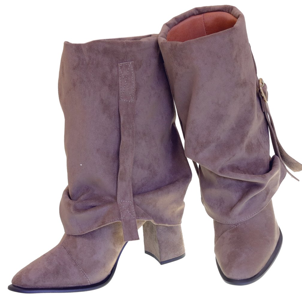 Bota Cano Médio Capa Fivela 29902-7 Zatz Fashion Shoes. | Moselle