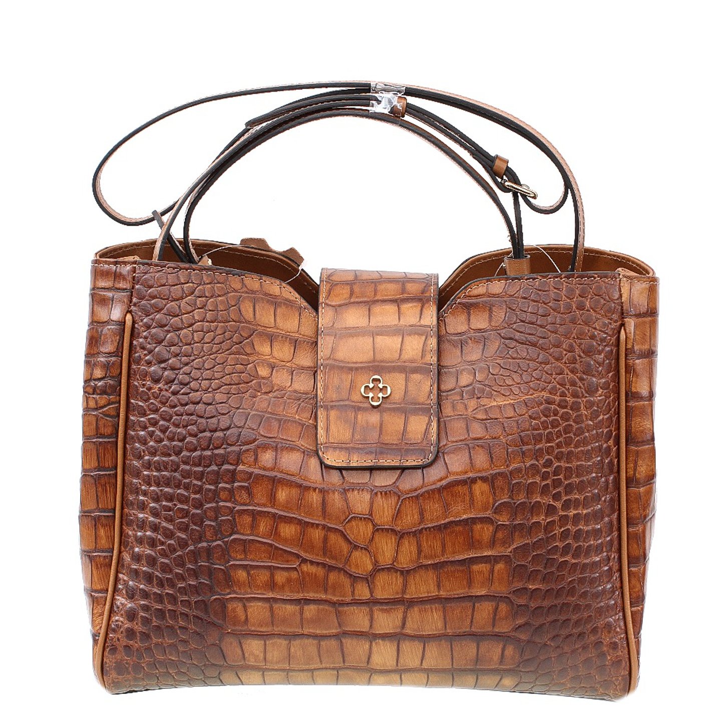 brahmin bolsas real crocodile
