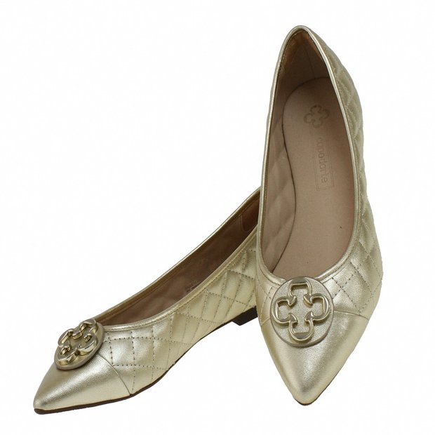 Sapatilha luxosa Capodarte, com interior todinho em couro! Moselle