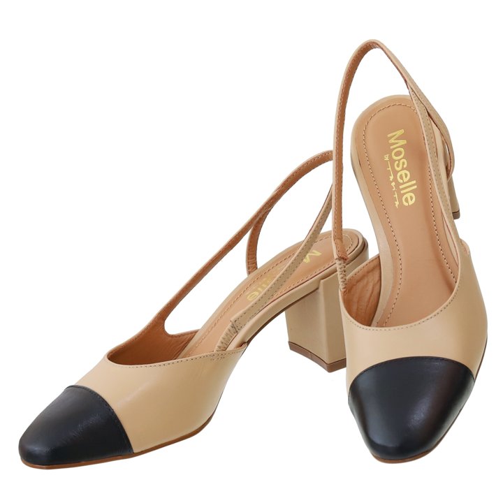 slingback chanel bicolor