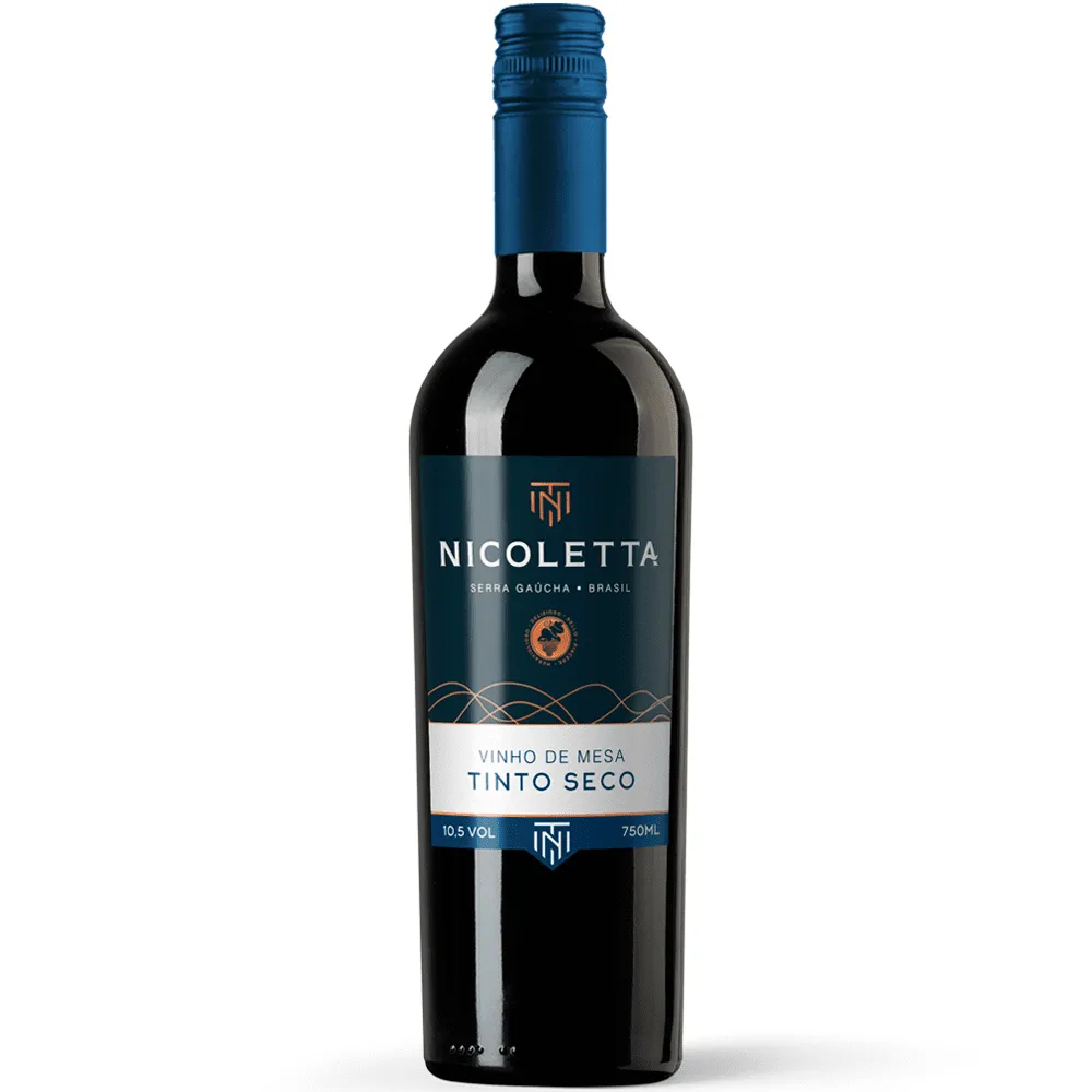 Vinho Nicoletta Tinto Suave Brasil Uvas Americanas 750ml