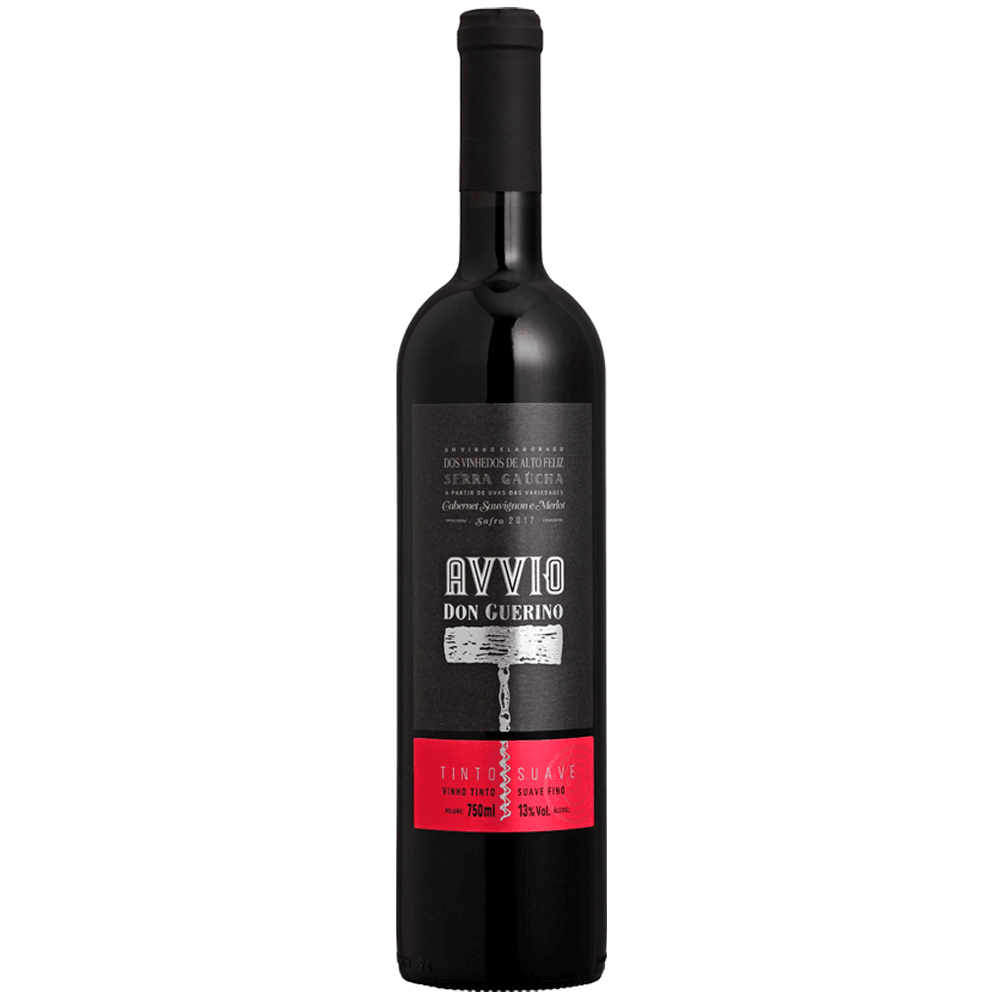 Vinho Don Guerino Tinto Suave Brasil Avvio Cabernet Sauvignon, Merlot 750ml