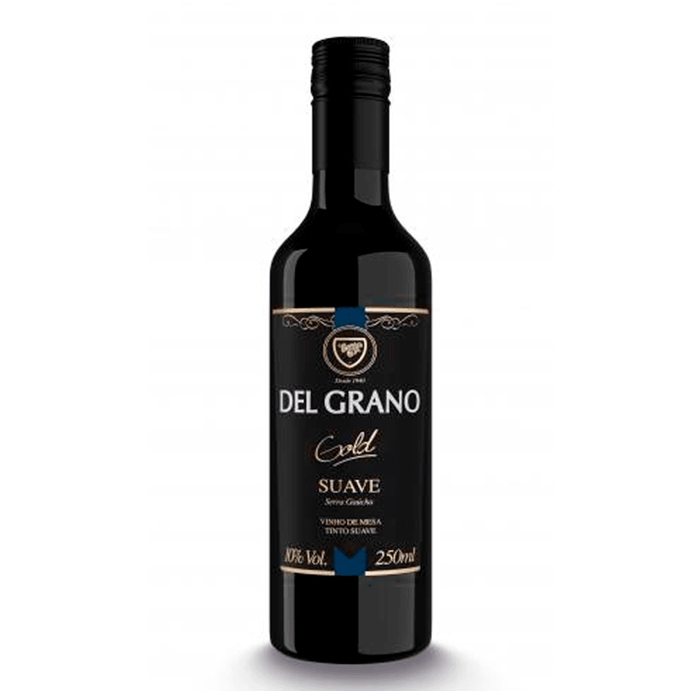 Vinho Del Grano Tinto Suave Brasil Bordô, Isabel 250ml