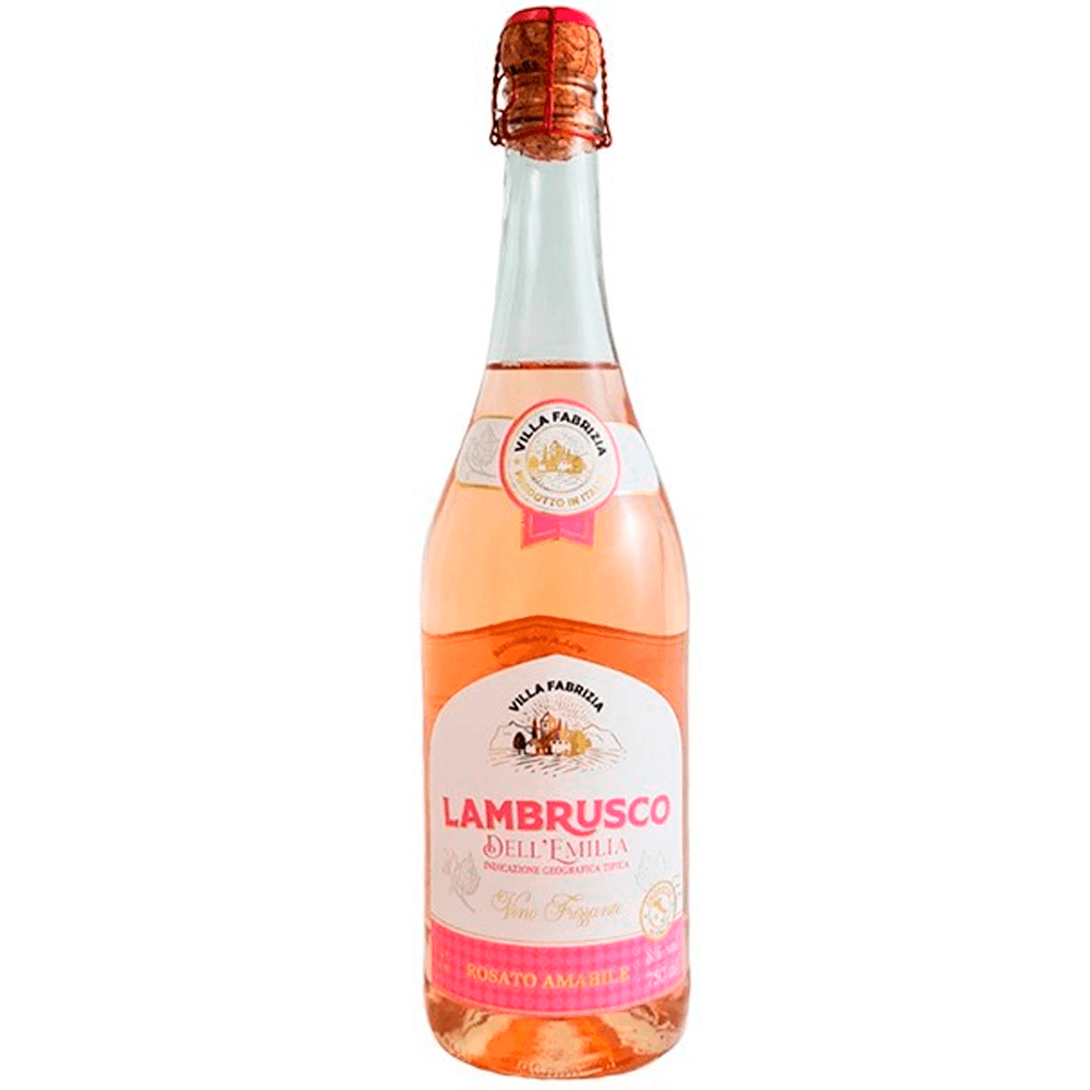 Frisante Villa Fabrizia Rosé Suave Itália Amabile Lambrusco 750ml