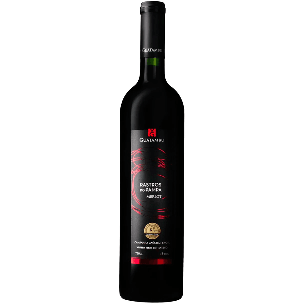 Vinho Vinícola Guatambu Tinto Seco Brasil Rastros do Pampa Merlot 2023 750ml