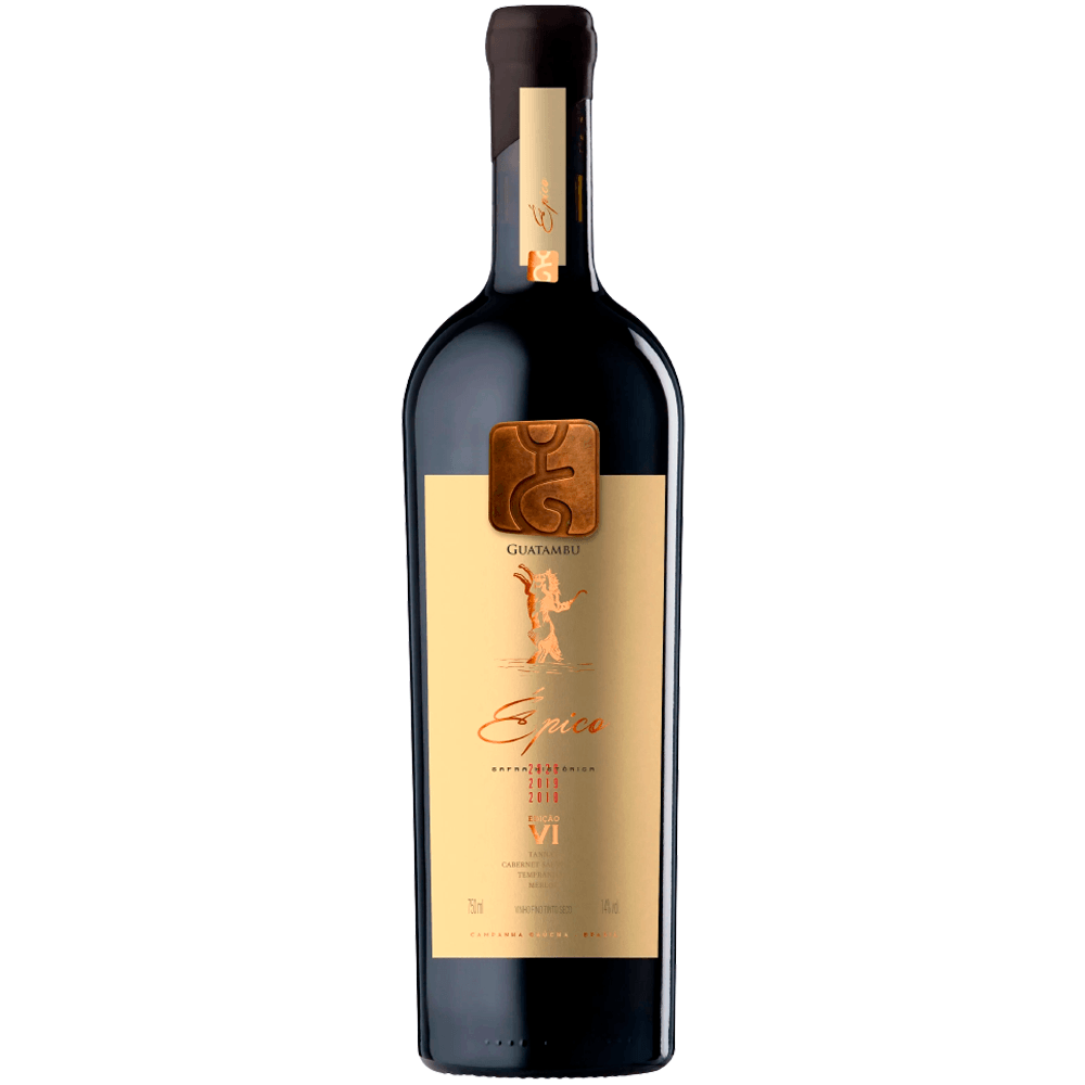 Vinho Vinícola Guatambu Tinto Seco Brasil Épico Viii Blend 750ml
