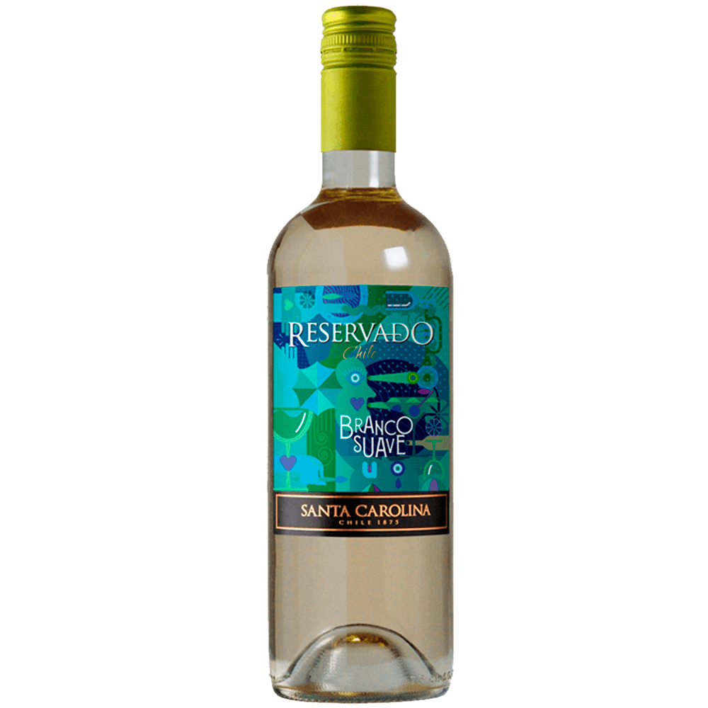 Vinho Santa Carolina Branco Suave Chile Reservado Moscato, Pedro Jiménez, Sauvignon Blanc 750ml