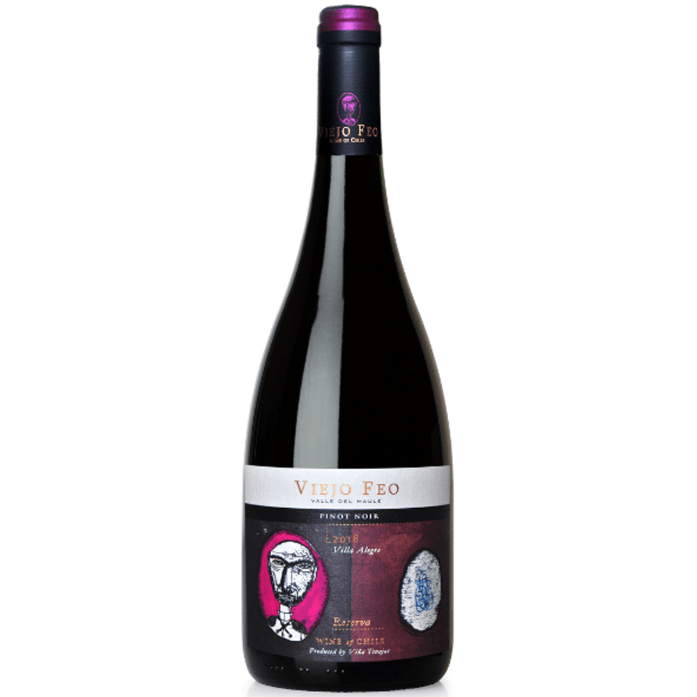 Vinho Viña Tinajas Tinto Meio Seco Chile Viejo Feo Reserva Pinot Noir 750ml