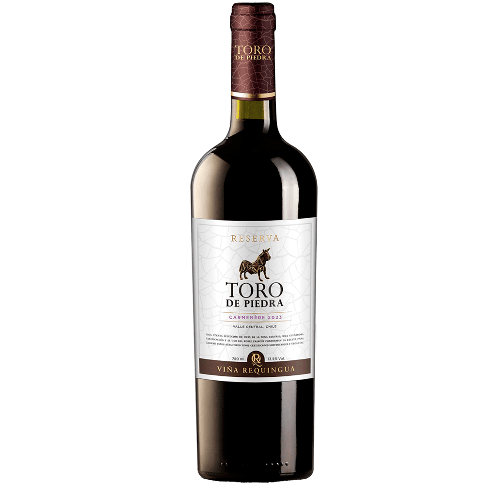 Vinho Viña Requingua Tinto Seco Chile Toro de Piedra Reserva Carménère 750ml