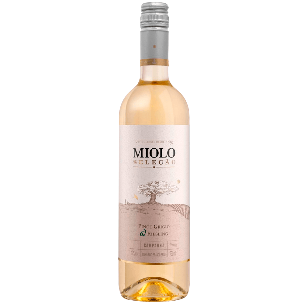 Vinho Miolo Branco Seco Brasil Seleção Pinot Grigio, Riesling 750ml