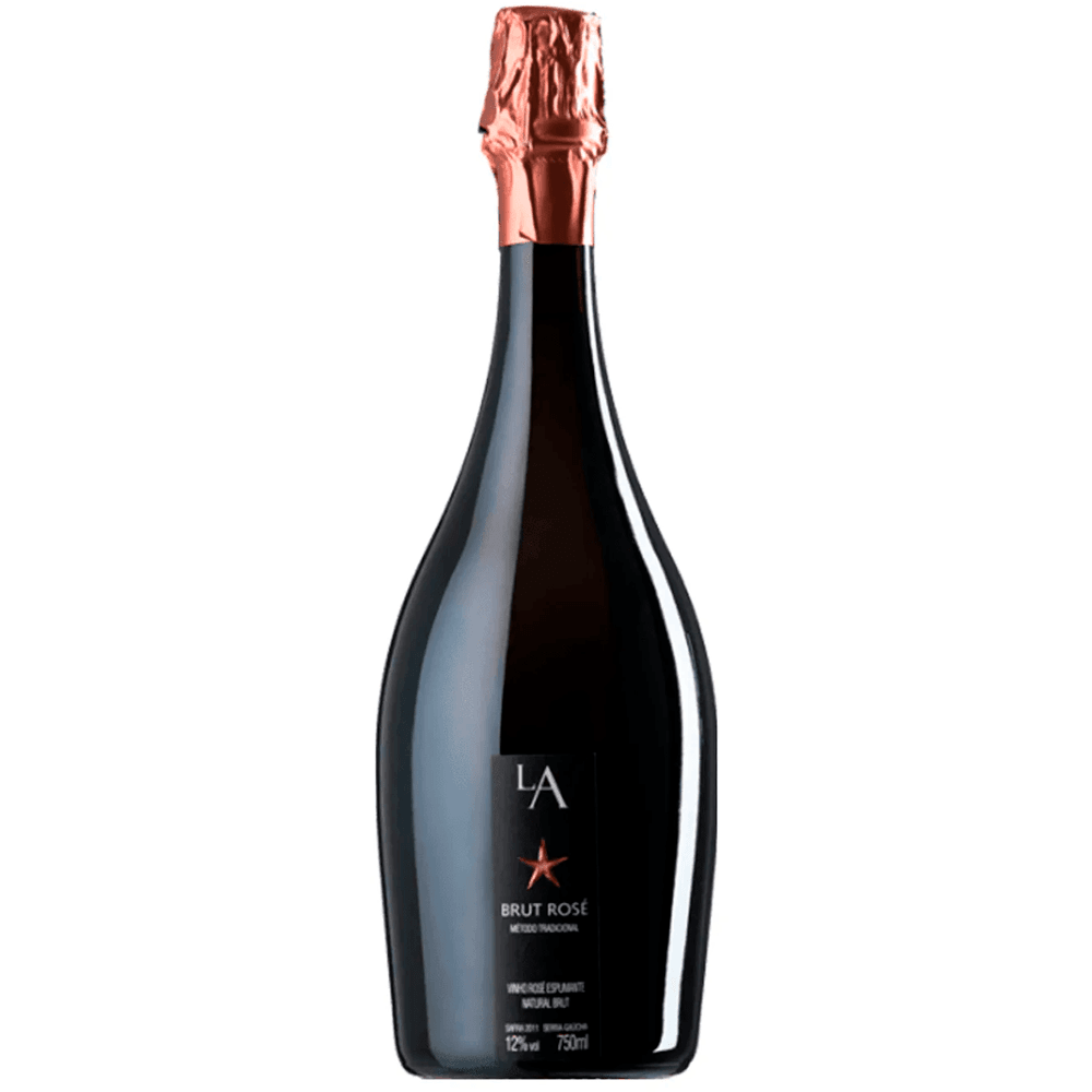 Espumante Luiz Argenta Rosé Nature Brasil Cave Pinot Noir 750ml