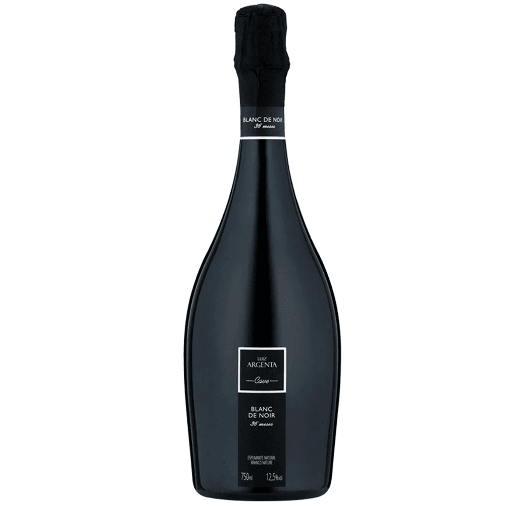 Espumante Luiz Argenta Branco Nature Brasil Cave Blanc de Noir Pinot Noir 750ml