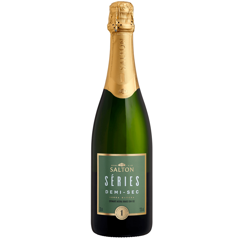 Espumante Vinícola Salton Branco Demi Sec Brasil Séries Moscato, Trebbiano 750ml