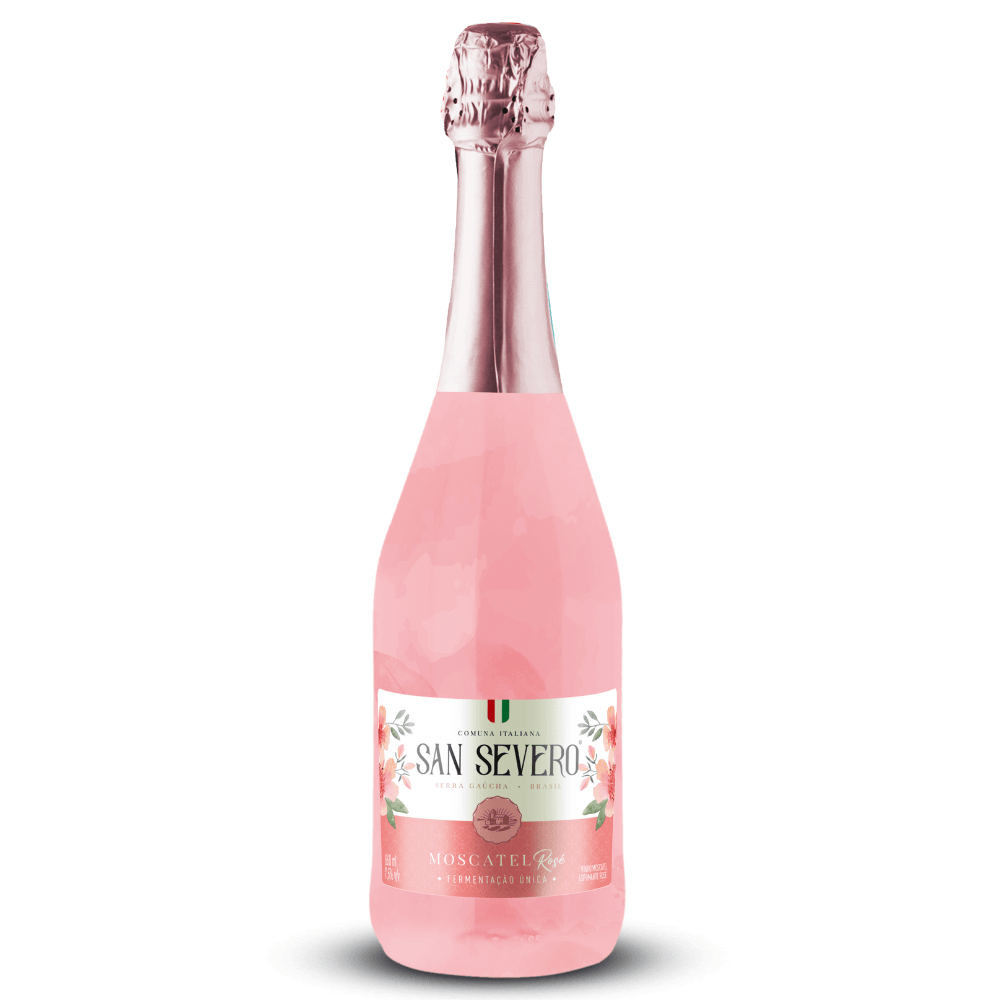 Espumante San Severo Rosé Moscatel Brasil Moscato 660ml