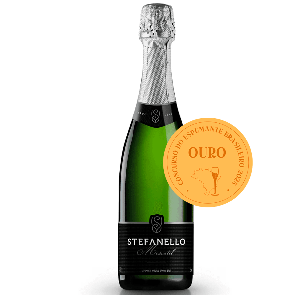 Espumante Stefanello Branco Moscatel Brasil Moscato 750ml