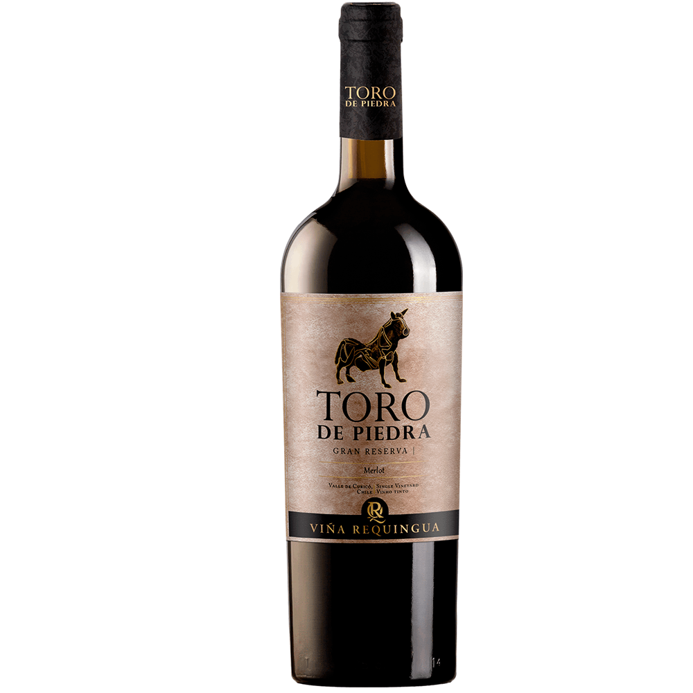 Vinho Viña Requingua Tinto Seco Chile Toro de Piedra Gran Reserva Merlot 750ml