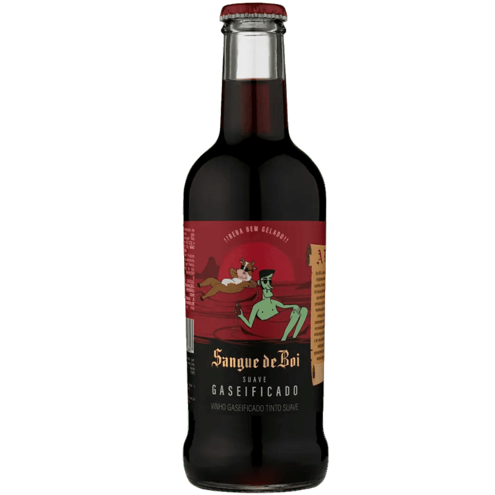Vinho Sangue de Boi Tinto Suave Brasil Blend 275ml