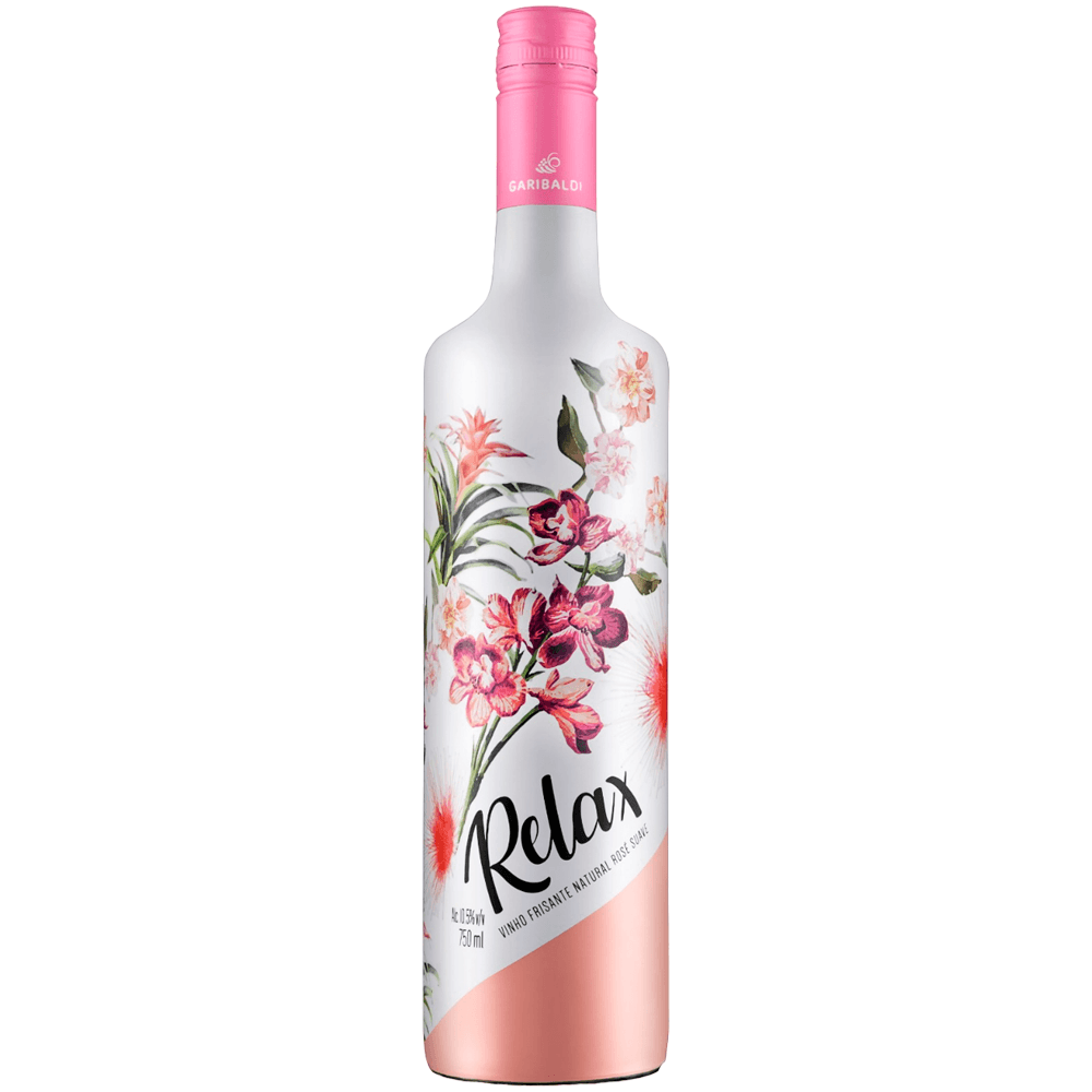 Frisante Garibaldi Rosé Suave Brasil Relax Merlot, Moscato, Riesling 750ml