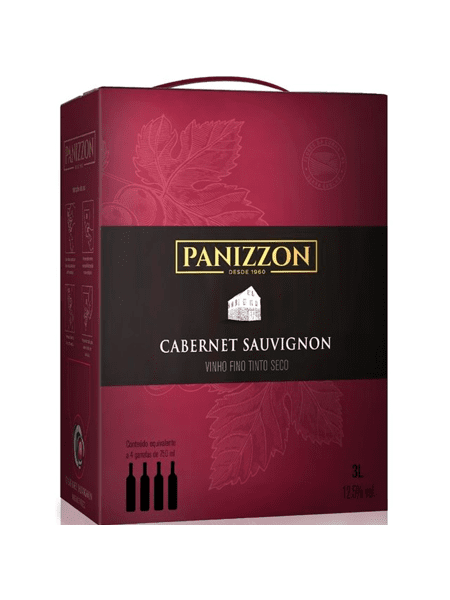 Vinho Panizzon Cabernet Sauvignon Bag 3L