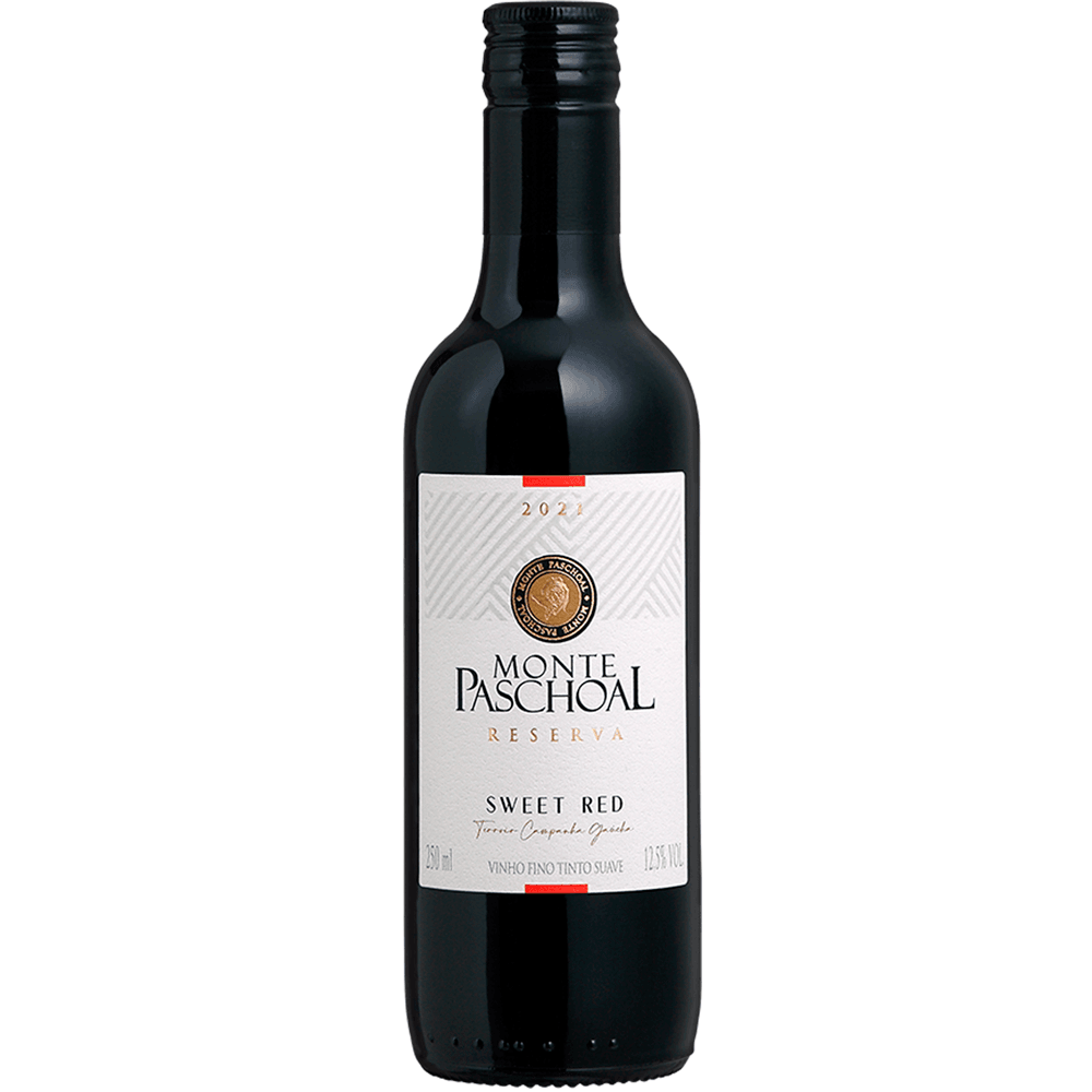 Vinho Monte Paschoal Tinto Suave Brasil Sweet Red Reserva Cabernet Sauvignon, Merlot, Tannat 250ml
