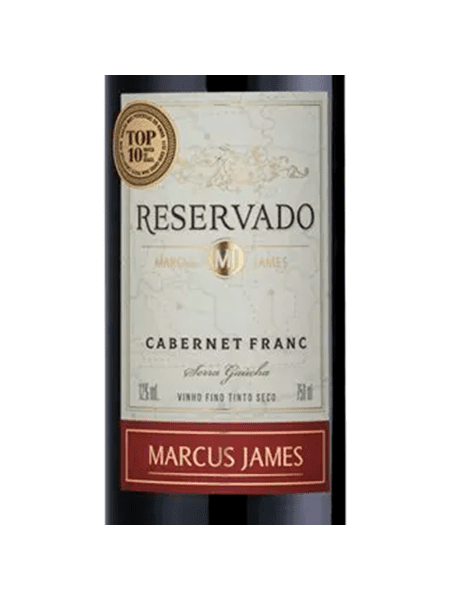 Vinho Marcus James Reservado Cabernet Franc 750ml