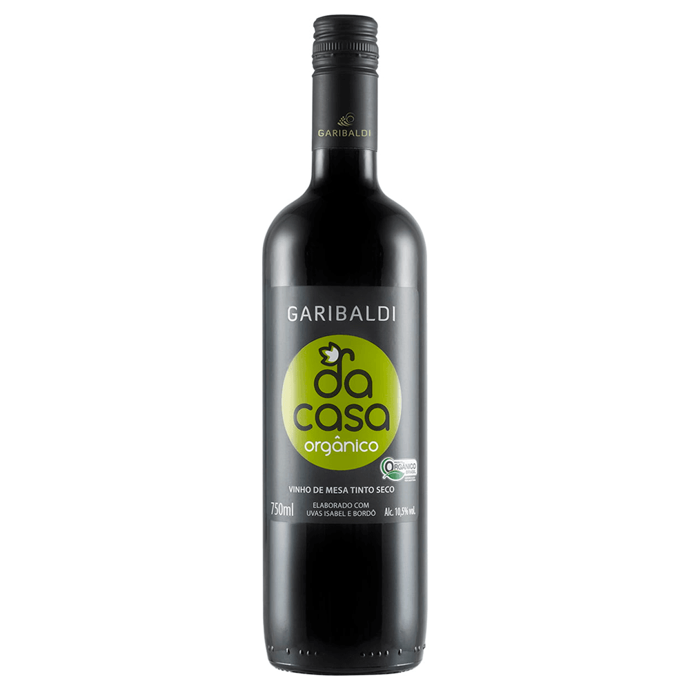 Vinho Garibaldi Tinto Seco Brasil da Casa Bordô, Isabel 750ml