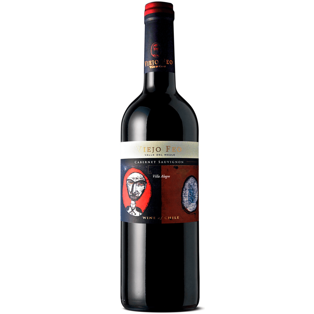 Vinho Viña Tinajas Tinto Meio Seco Chile Viejo Feo Cabernet Sauvignon 375ml