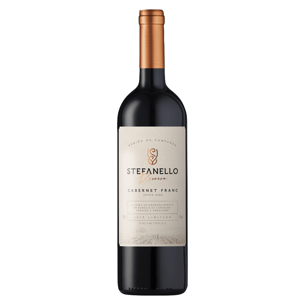 Vinho Stefanello Vinhos Tinto Seco Brasil Reserva Cabernet Franc 750ml