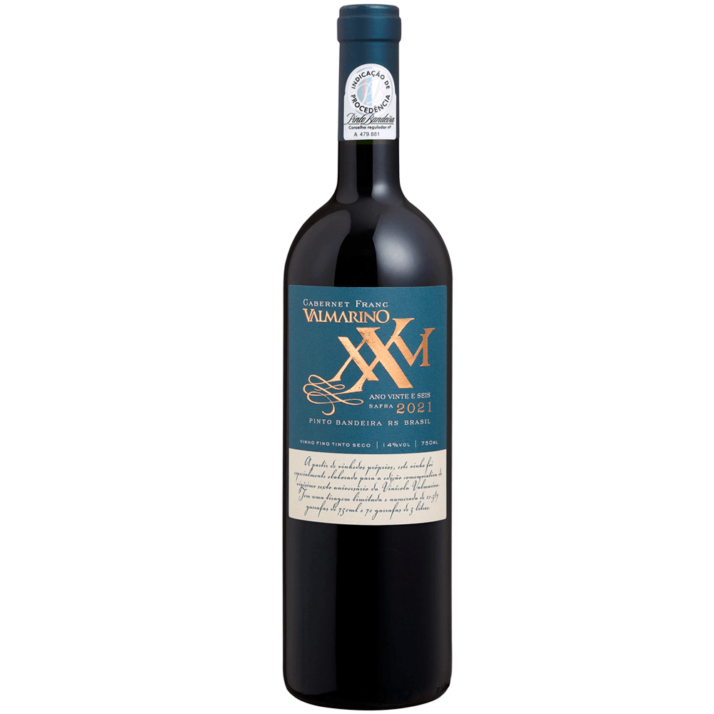 Vinho Valmarino Tinto Seco Brasil Xxvi Cabernet Franc 750ml