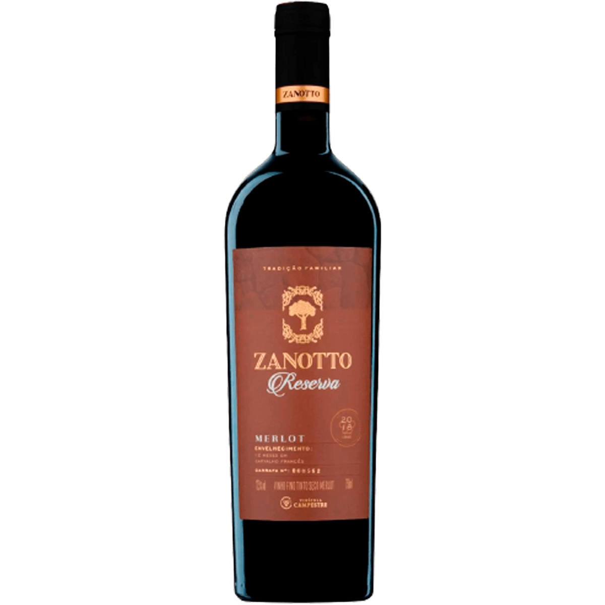 Vinho Zanotto Reserva Merlot 750ml | WerleComercial