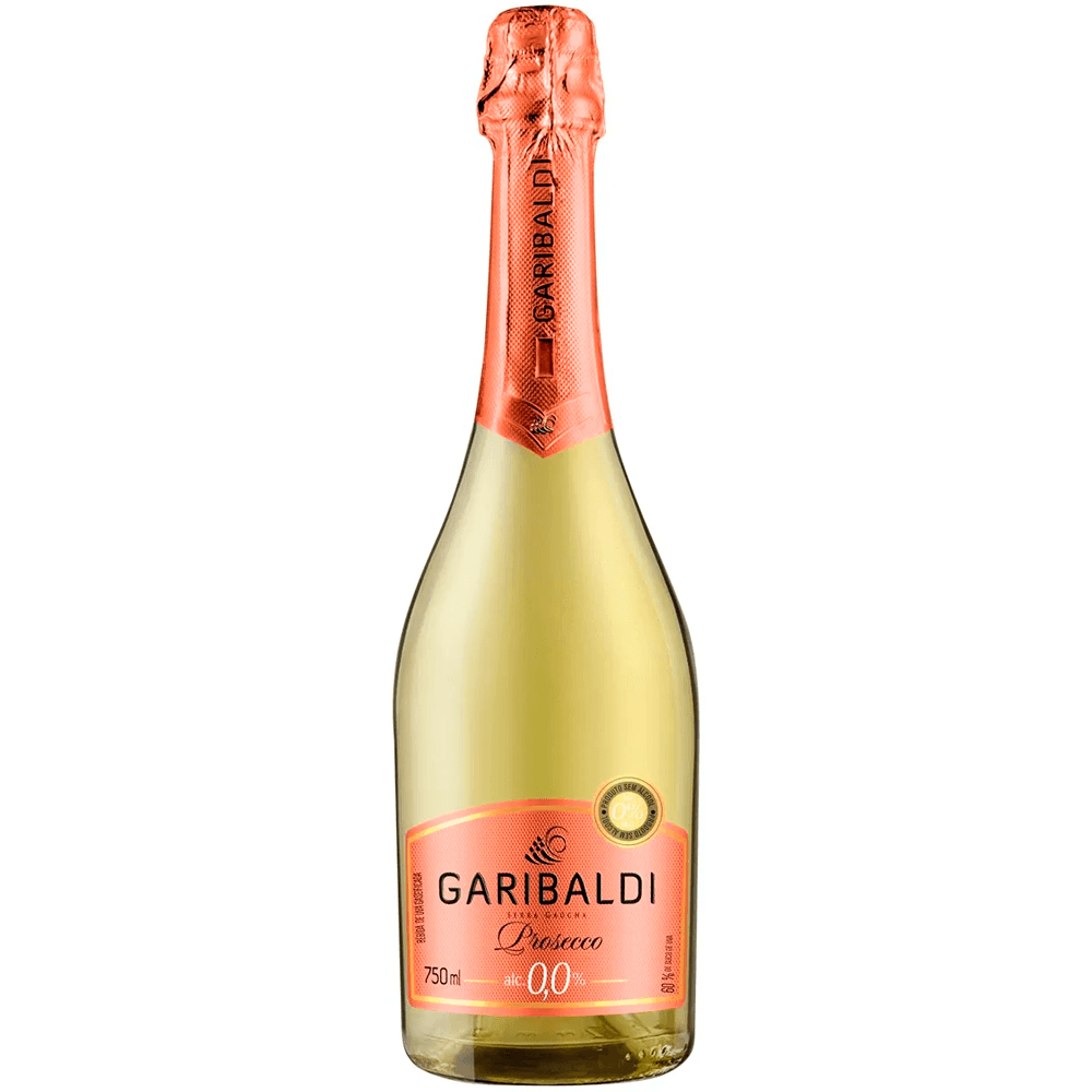 Espumante Garibaldi Branco Brut Brasil Prosecco Sem Álcool Glera 750ml