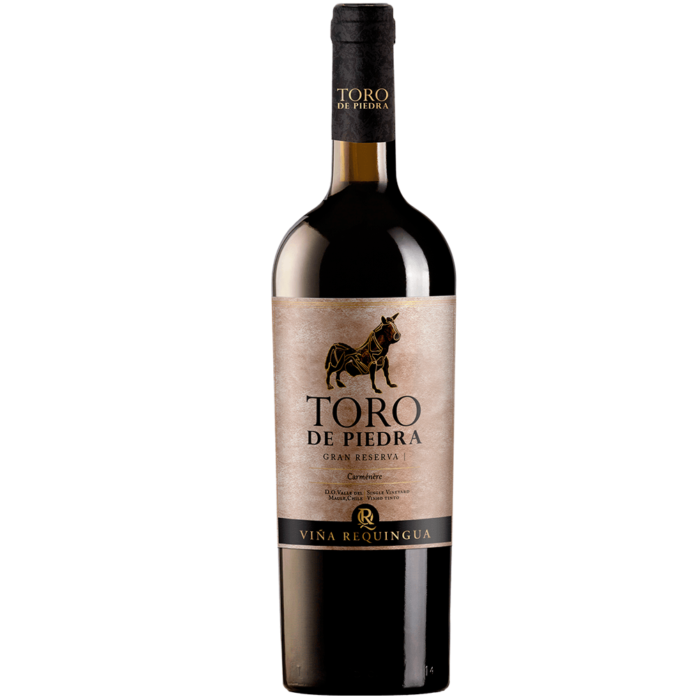 Vinho Viña Requingua Tinto Seco Chile Toro de Piedra Gran Reserva Carménère 750ml