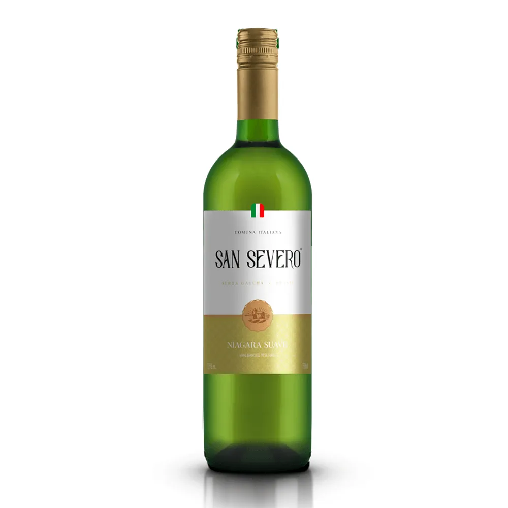 Vinho San Severo Branco Suave Brasil Niágara, Uvas Americanas 750ml
