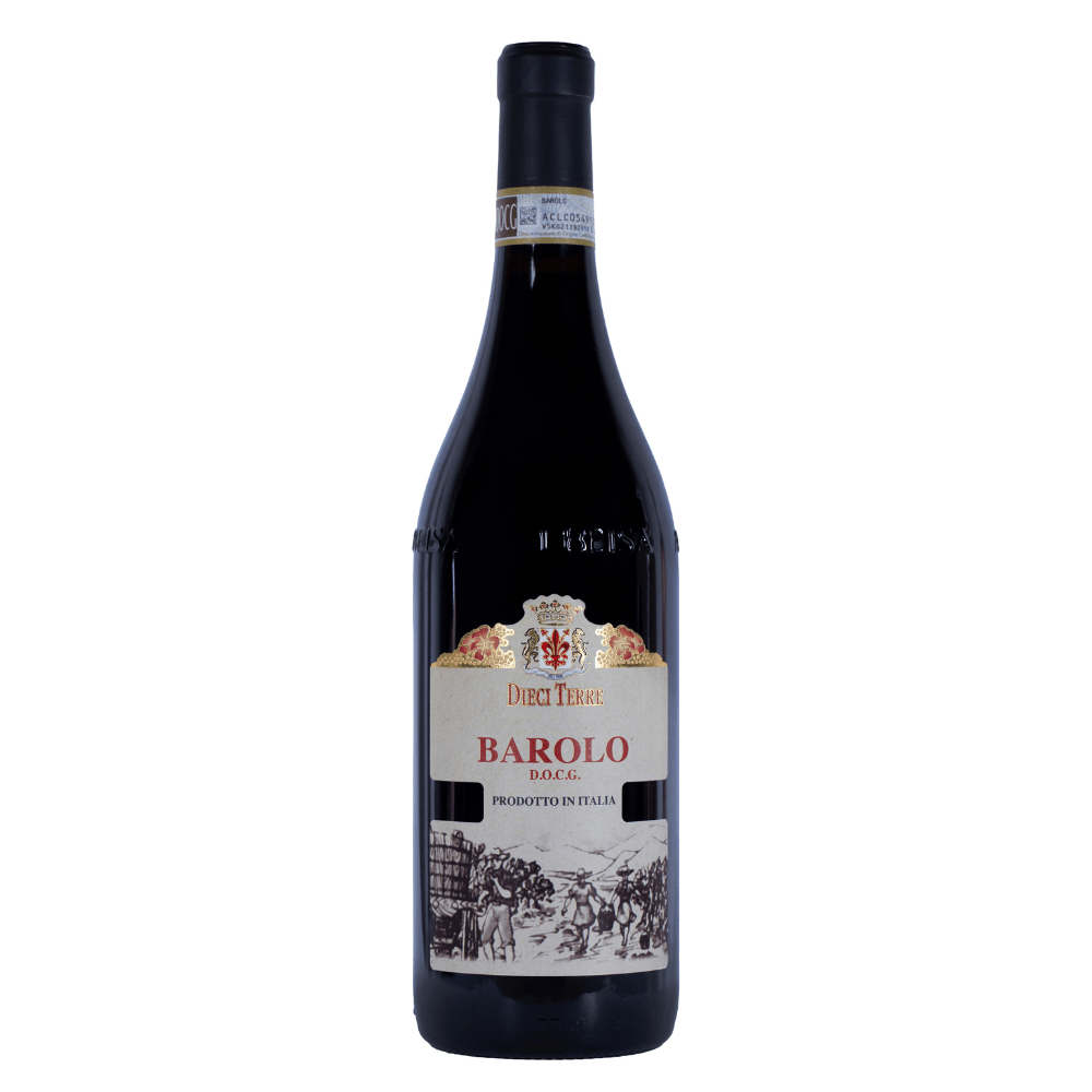 Vinho Dieci Terre Tinto Seco Itália Barolo D.o.c Nebbiolo 750ml