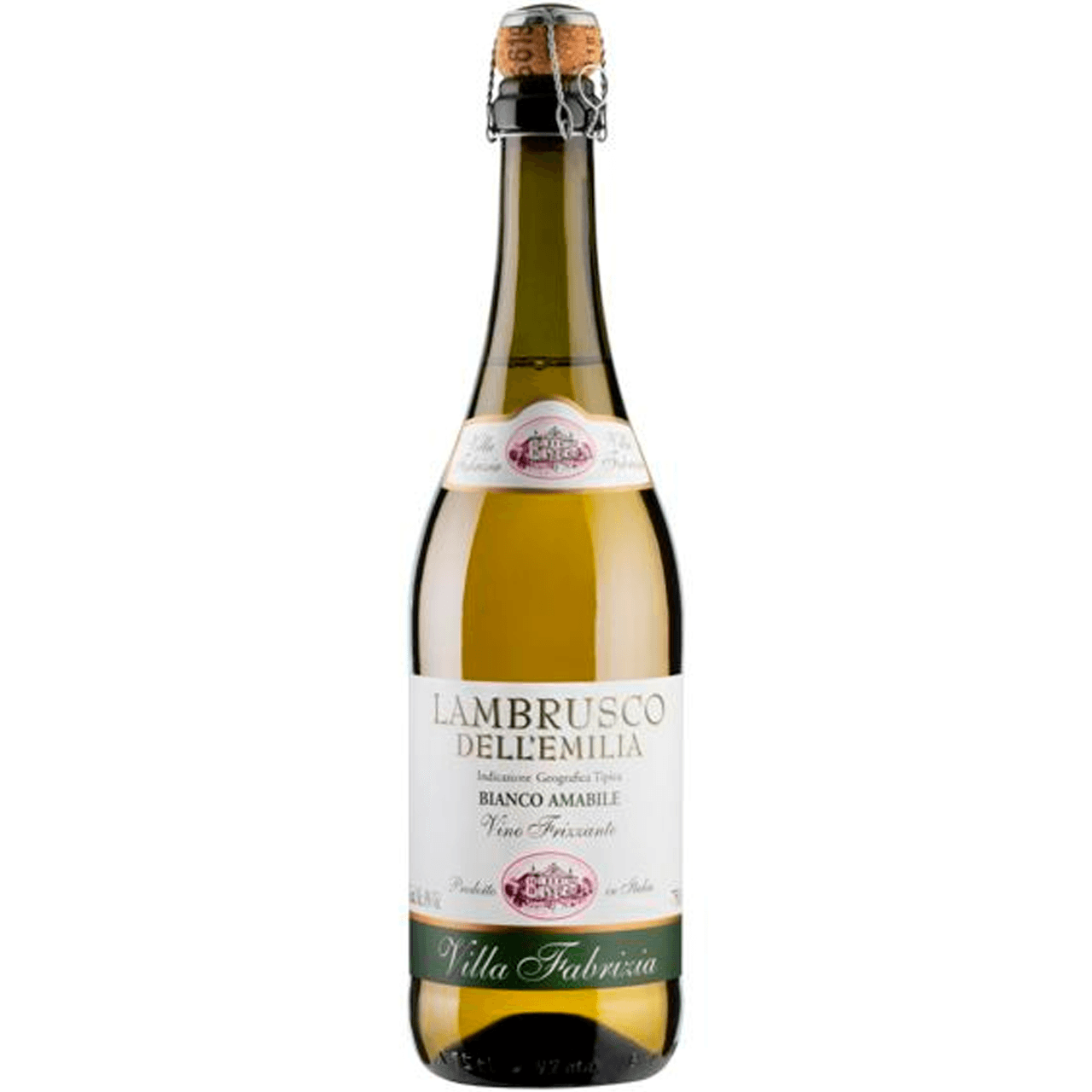 Frisante Villa Fabrizia Branco Suave Itália Amabile Lambrusco 750ml