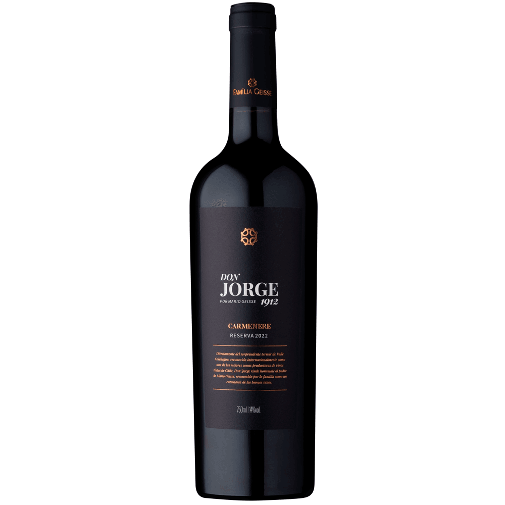 Vinho Vinícola Família Geisse Tinto Seco Brasil Don Jorge Reserva Carménère 750ml