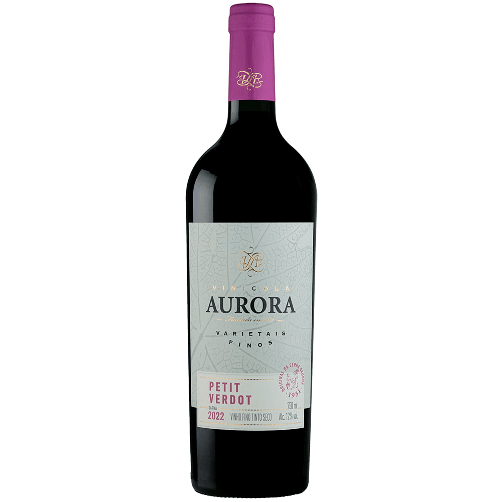 Vinho Vinícola Aurora Tinto Seco Brasil Varietal Petit Verdot 750ml