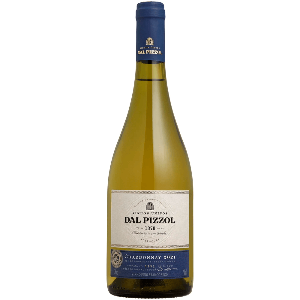 Vinho Dal Pizzol Branco Seco Brasil Chardonnay 750ml